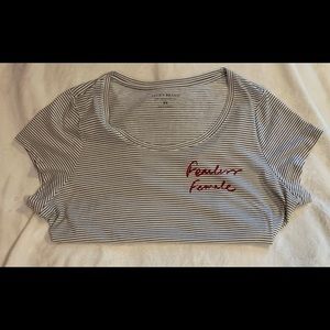 Lucky Brand Plus Size Fearless Female Tee 2X